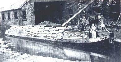 The canal in use yesteryear.