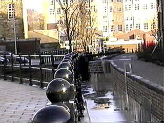 The new canal opened through Slaithwaite.