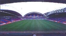 Inside Huddersfield Stadium.